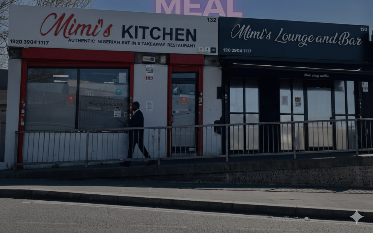 Mimi's Kitchen Slider front